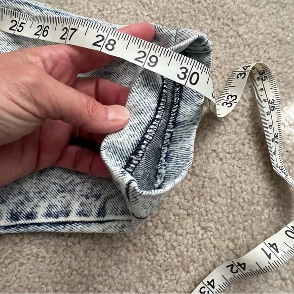 Vintage 1990s Sundance Stone Acid Wash Oversized Denim Duster Jacket - Picture 13 of 14